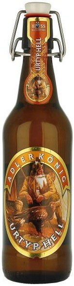 Пиво Хиршброй Адлеркёниг Уртюп Хелл (Der Hirschbrau Adlerkoenig Urtyp Hell) светлое 0,5л 4,7%