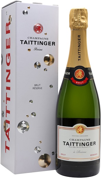 Шампанское Тэтенжэ Брют Резерв (Taittinger Brut Reserve) белое брют 0,75л 12,5% в подарочной коробке