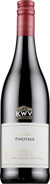 Вино КВВ Классик Коллекшн Пинотаж (KWV Classic Collection) красное сухое 0,75л Крепость 14%