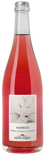 Вино игристое Ферменто Ламбруско (Phermento Lambrusco) розовое экстра брют 0,75л Крепость 11,5%