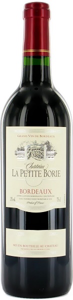 Вино Шато Ля Петит Бори (Chateau La Petite Borie) красное сухое 0,75л Крепость 13%