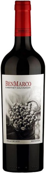 Вино БенМарко Каберне Совиньон (BenMarco) красное сухое 0,75л Крепость 14,5%