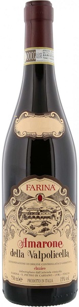 Вино Фарина Амароне делла Вальполичелла Классико (Farina) красное сухое 0,75л Крепость 15%