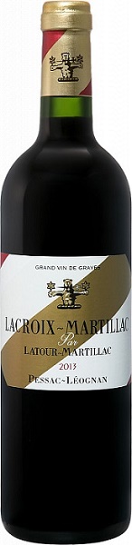 Вино Лакруа-Мартийяк пар Латур-Мартийяк (Lacroix-Martillac) красное сухое 0,75л Крепость 13%