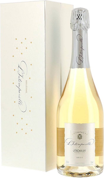 Шампанское Майи Гран Крю Л'Интемпорель (Champagne Mailly) белое брют 0,75л 12% в подарочной коробке