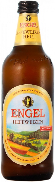 Пиво Энгель Хефевайцен Хель (Beer Engel Hefeweizen Hell) светлое 0,5л Крепость 2,5%