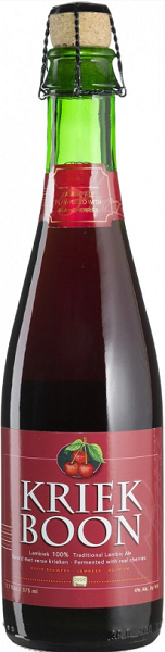 Пиво Бун Крик (Boon Kriek) красное вишневое фильтрованное 0,375л Крепость 4%