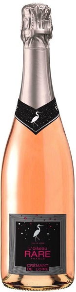 Вино игристое Луазо Креман Рар Розе (L'oiseau Cremant Rare Rose Brut) розовое брют 0,75л 12,5%