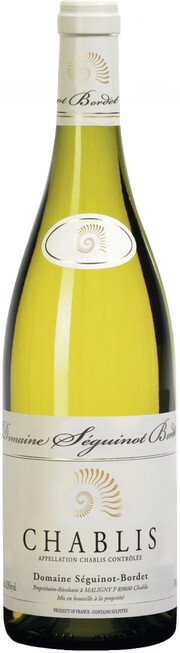 Вино Домен Сегино-Борде Шабли (Domaine Seguinot-Bordet Chablis) белое сухое 0,375л Крепость 12,5% 