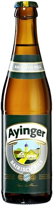 Пиво Айингер Байриш Пилс (Ayinger Bairisch Pils) светлое 0,5л Крепость 5,3%