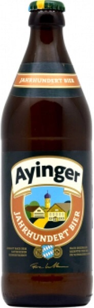 Пиво Айингер Ярхундерт Бир Столетнее (Ayinger Jahrhundert Bier) светлое 0,5л 5,5% стеклянная бутылка