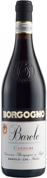 Вино Боргоньо Бароло Каннуби (Borgogno Barolo Cannubi) красное сухое 0,75л Крепость 14,5%