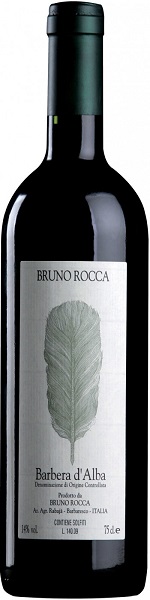 Вино Бруно Рокка Барбера д'Альба (Bruno Rocca) красное сухое 0,75л Крепость 14,5%