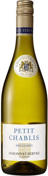 Вино Симонне-Февр Пти Шабли (Simonnet-Febvre Petit Chablis) белое сухое 0,75л Крепость 12,5%