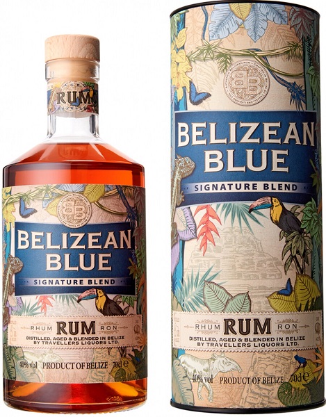 Ром Белизиан Блю Сигначе Бленд (Belizean Blue) 0,7л Крепость 40% в тубе