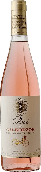 Вино Розе де Гай-Кодзор (Rose de Gai-Kodzor) розовое сухое 0,75л Крепость 12%