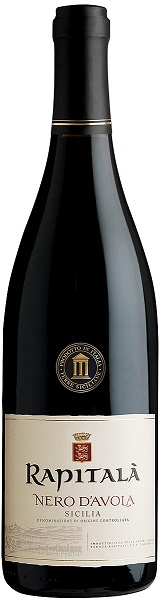 Вино Рапитала Неро д'Авола (Rapitala Nero d'Avola) красное полусухое 0,75л Крепость 13%