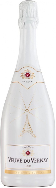 Вино игристое Вев де Вернэ Айс (Veuve du Vernay) белое полусухое 0,75л Крепость 11%