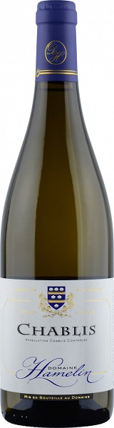 Вино Домен Амели Шабли (Domaine Hamelin Chablis) белое сухое 0,75л Крепость 13%.