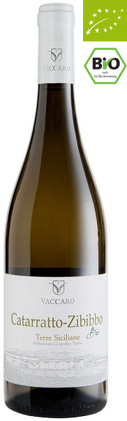 Вино Ваккаро БИО Катарратто-Зибиббо (Vaccaro Organic Wine) белое сухое 0,75л Крепость 12,5%