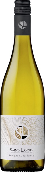 Вино Домен Сен-Лан Совиньон-Шардоне (Domaine Saint-Lannes) белое сухое 0,75л Крепость 12%