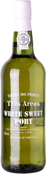 Вино ликерное Портвейн Трес Аркуш Уайт Порто (Tres Arcos) белое сладкое 0,75л 19,5%