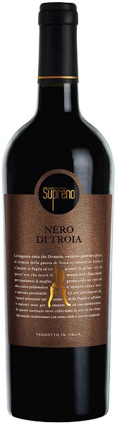 Вино Массерия Супрено Неро ди Троя (Masseria Supreno) красное сухое 0,75л Крепость 14%