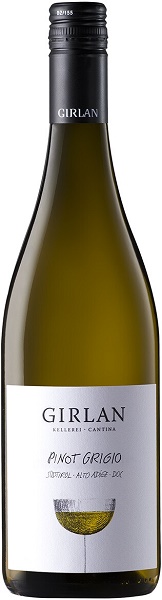 Вино Джирлан Пино Гриджио (Girlan Pinot Grigio) сухое белое 0,75л Крепость 13,5%