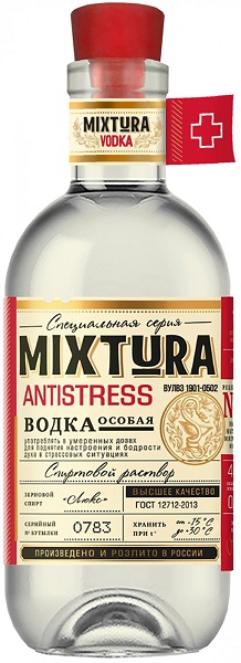 Водка Микстура Антистресс (Mixtura Antistress) 0,5л Крепость 40%
