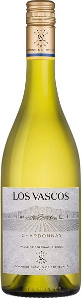Вино Лос Васкос Шардоне (Los Vascos Chardonnay) белое сухое 0,75л Крепость 14%