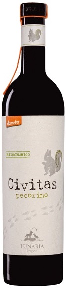 Вино Люнария Чивитас Пекорино (Lunaria Civitas Pecorino) белое полусухое 0,75л Крепость 13%