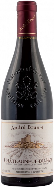 Вино Андрэ Брюнель Шатонёф-дю-Пап (Andre Brunel Chateauneuf-du-Pape) красное сухое 0,75л 14% 