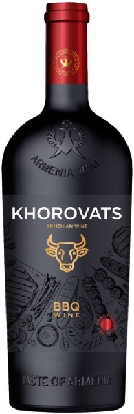 Вино Хоровац Арени Кармрают (Khorovats Areni Karmrahyut) красное сухое 0,75л Крепость 13%