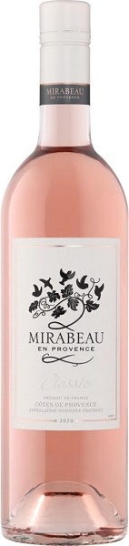 Вино Мирабо Классик Розе (Mirabeau Classic Rose) розовое сухое 0,75л Крепость 12,5%
