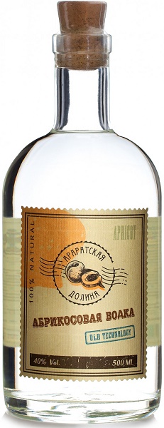 Водка Араратская Долина Абрикосовая (Vodka Ararat Valley Apricot) плодовая 0,5л Крепость 40%