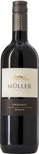 Вино Мюллер Цвайгельт Резерв (Muller Zweigelt Reserve) красное сухое 0,75л Крепость 13,5%