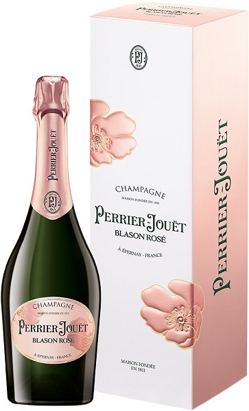 Шампанское Перрье-Жует Бласон Розе (Perrier-Jouet) розовое брют 0,75л 12% в подарочной коробке