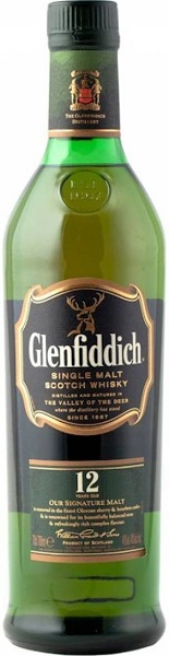 Виски Гленфиддик (Whiskey Glenfiddich) 12 лет 0,75л Крепость 40%
