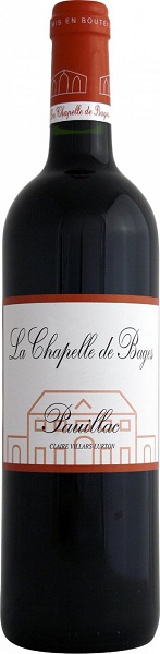 Вино Ля Шапель де Баж Пойяк (La Chapelle de Bages Pauillac) красное сухое 0,75л Крепость 12,5%