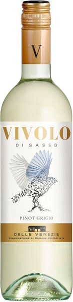 Вино Виволо ди Сассо Пино Гриджио (Vivolo Pinot Grigio) белое сухое 0,75л Крепость 12%