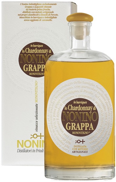 Граппа Ло Шардоне ди Нонино (Grappa Lo Chardonnay di Nonino) 0,7л Крепость 41% в подарочной коробке