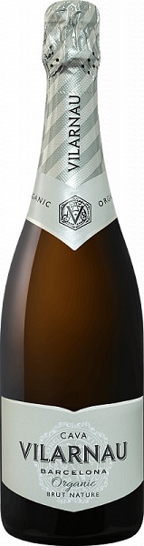 Вино игристое Виларнау Брют Натур Органик (Vilarnau) белое экстра брют 0,75л Крепость 12%