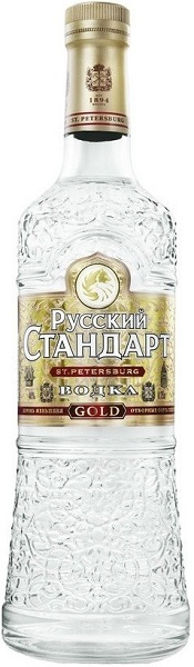 Водка Русский Стандарт Золотая (Russian Standard Gold) 0,5л Крепость 40%