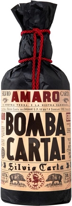 Ликер Сильвио Карта Амаро Бомба Карта (Silvio Carta Amaro Bomba Carta) десертный 0,7л 33%