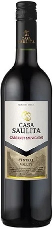 Вино Каса Саулита Каберне Совиньон (Casa Saulita Cabernet Sauvignon) красное сухое 0,187л 12,5%