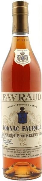 Коньяк Фавро (Cognac Favraud) VS 4 года 0,7л Крепость 40%