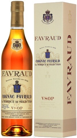 Коньяк Фавро (Cognac Favraud) VSOP 7 лет 0,7л Крепость 40% в подарочной коробке