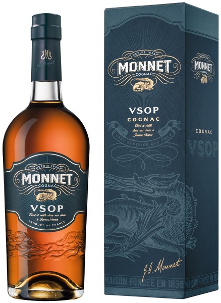 Коньяк Монне (Cognac Monnet) VSOP 0,7л Крепость 40% в подарочной коробке
