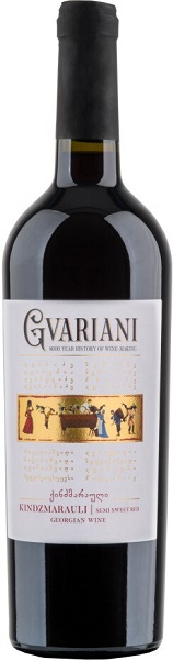 Вино Гвариани Киндзмараули (Gvariani Kindzmarauli) красное полусладкое 0,75л Крепость 12,5%