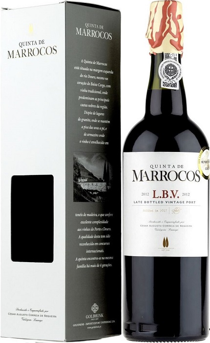 Вино ликерное Портвейн Кинта Ди Маррокуш ЛБВ (Quinta de Marrocos LBV) красное сладкое 0,75л 19%
